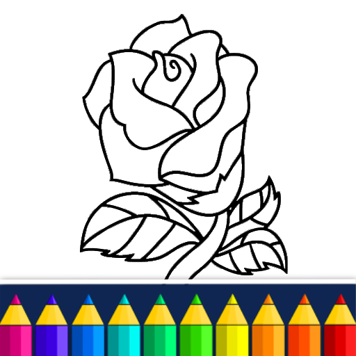 Valentines love coloring book