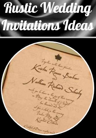 Rustic Wedding Invitations