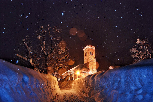 Nevicata nel Vecchio Borgo di Luca Tondat