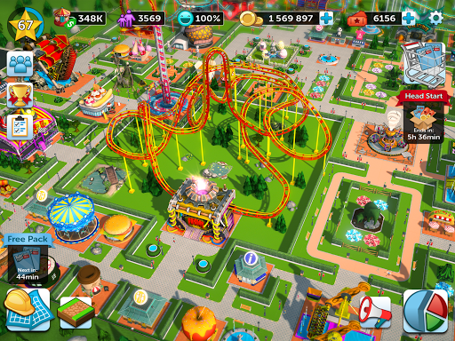 RollerCoaster Tycoon Touch - Build your Theme Park (Mod Mone