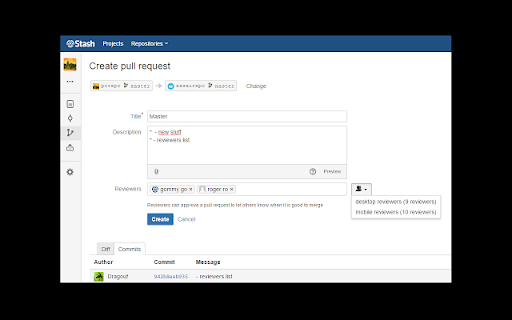 Bitbucket Server Extension