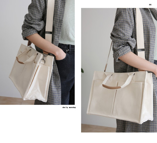 Title 2, Literary Style Multi-pocket Ladies Personalized...