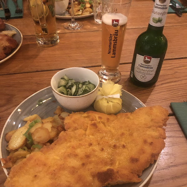 Gluten-Free Schnitzel at Schnitzelei Mitte