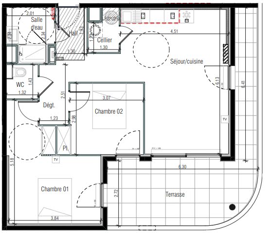 Vente appartement 3 pièces 65.77 m² à Beziers (34500), 235 900 €