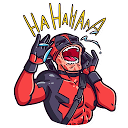 Trendy Deadpool Stickers (WAStickerApps) for firestick