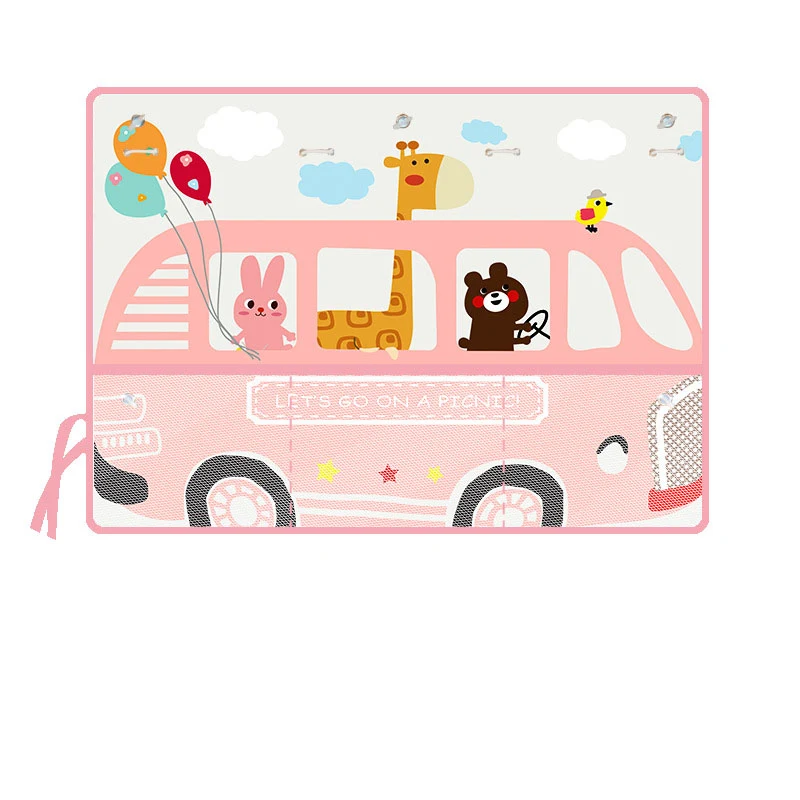 Para-sol de carro com desenho animado Proteção solar divertida para crianças. Mantém o interior fresco e protege contra raios UV. Fácil de instalar.
