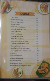 Savi's The Dosa Kitchen menu 2