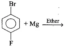 Chemical reaction of grignard reagent