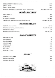 Blaze Restaurant menu 5