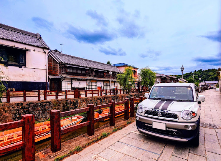 クロスビーのクロスビー好きと繋がりたい・千葉県ドライブ・ハンドルカバー交換・小江戸佐原・車内インテリア用品に関するカスタム事例の投稿画像1枚目