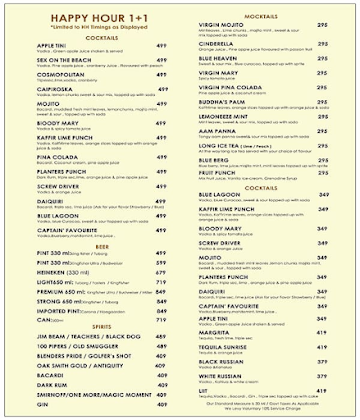 Samarkand Multi Cuisine Restaurant & Bar menu 