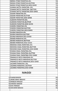 Nashta Hub menu 2