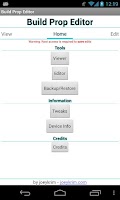 Build Prop Editor Screenshot