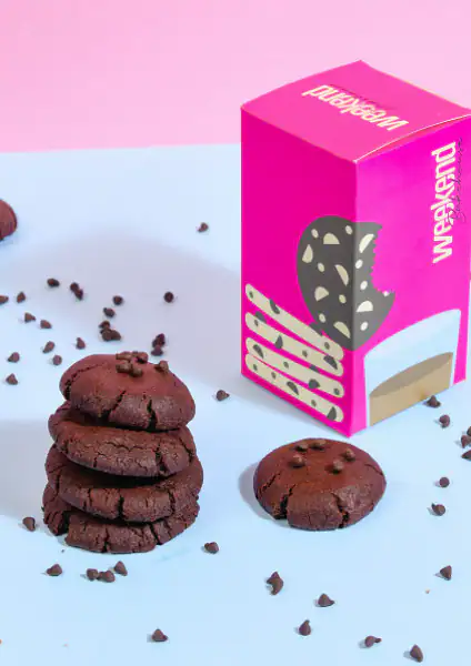 Dark Chocolate Filled Cookie