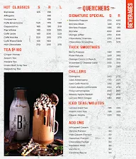 Barista Coffee menu 3