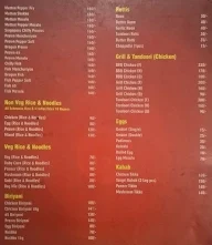 The Parotta King menu 5