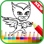 Cover Image of Download Coloring Book for PJ Mask Fans 4.2.4 APK