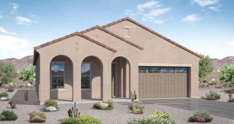 Dover floor plan in Norland at Kensington Estates Gilbert AZ 85297 by Woodside Homes