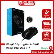 Chuột Máy Tính Gaming Rgb Logitech G403 Có Dây, Chức Năng Click Chống Ồn, Chuyên Chơi Game Led Đẹp, Công Thái Học