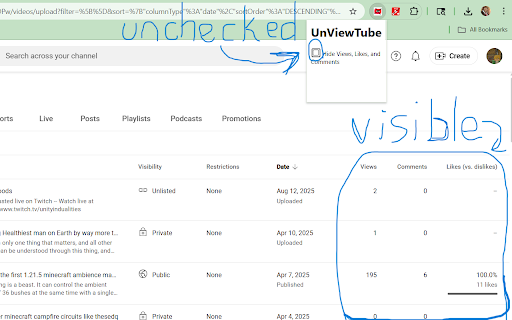 UnViewTube