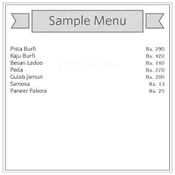 Agarwal Bikaneri Sweets menu 