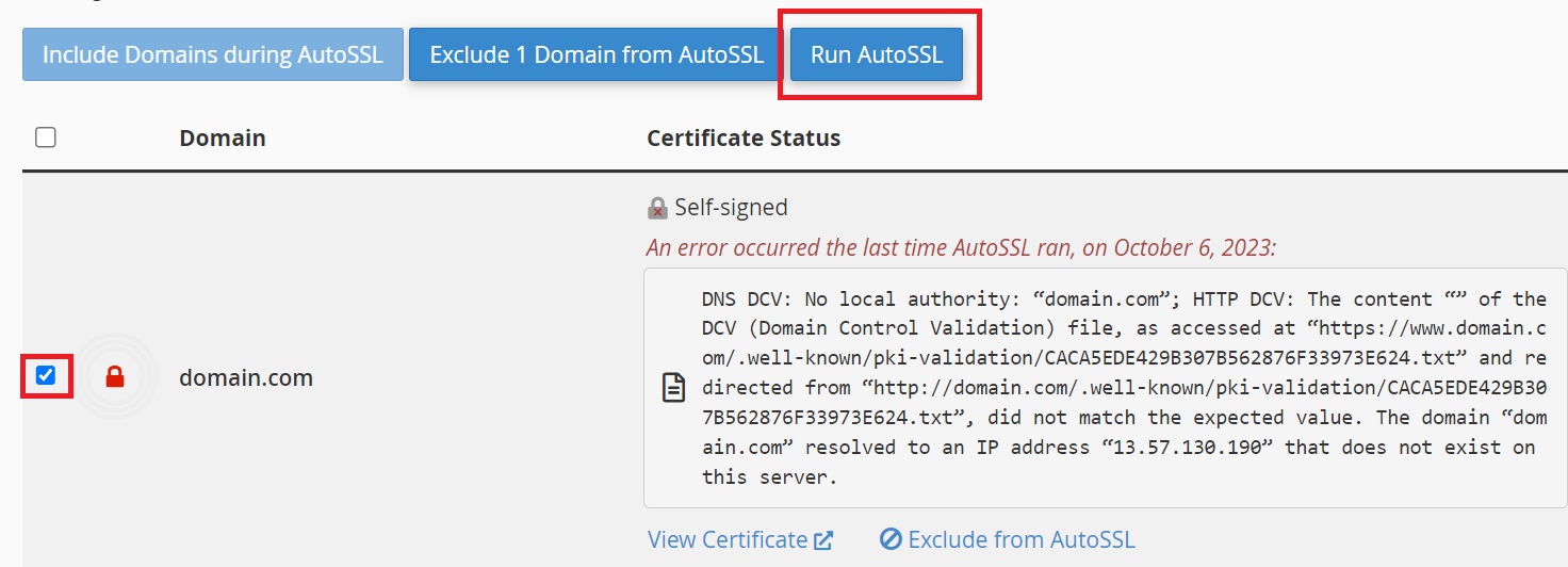 Auto SSL