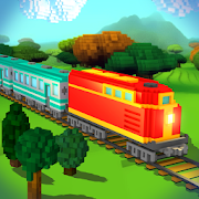 Drive Blocky Train Railway Game: Pixel Ride Sim  Icon