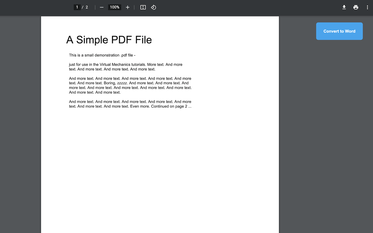 PDF to Word Preview image 3