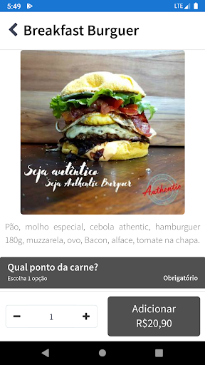 Authentic Burguer