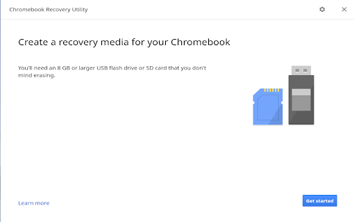 Chromebook Recovery Utility