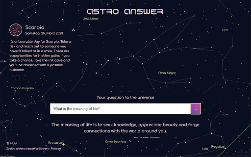 Astro Answer New Tab