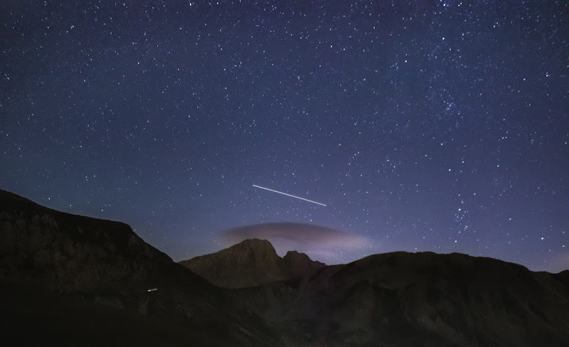 Una stella sul Gran Sasso  di SimonePiroskyPh