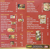 Sablok Sweets & Bakers menu 1