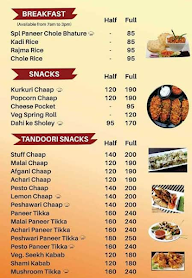 Vrinda Jee Kitchen menu 1