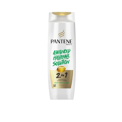 Pantene 2-In-1 Silky Smooth Care Shampoo + Conditioner - 180 ml