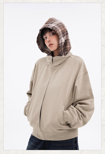 Title 10, Womens Casual Plaid Fleece Hooded Sweatshirt. ...