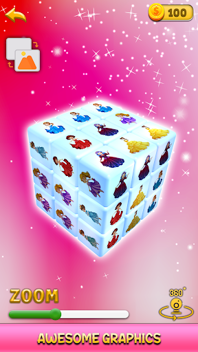 Screenshot Princess Rubiks Cube Sort 3D