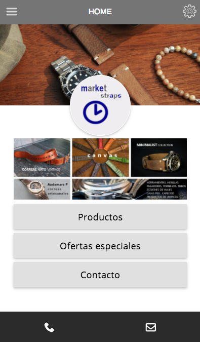 Android application Marketstraps screenshort