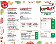 Oyalo Pizza menu 1