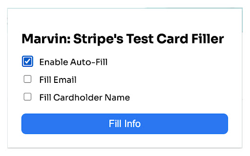 Marvin Stripe's Test Card Filler