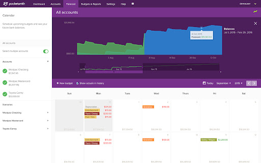 PocketSmith - Personal Cashflow Forecasting