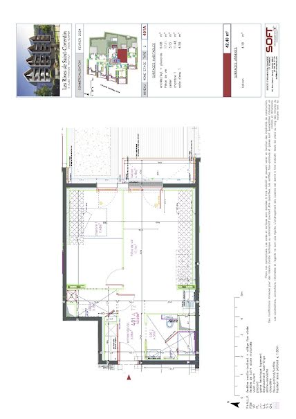 Vente appartement 2 pièces 42 m² à Quimper (29000), 244 224 €