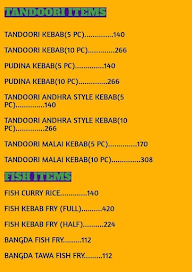 Meghana Lunch Home menu 1