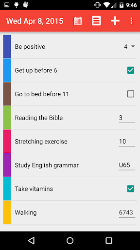 Screenshot EzHabit - Habit & Goal Tracker