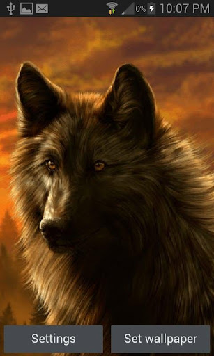 Wolf cloud Live Wallpaper