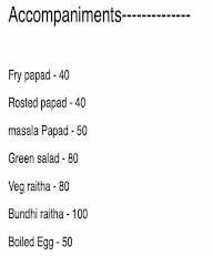 Tadka Restaurant menu 5