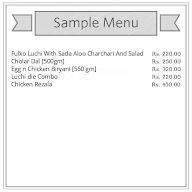 Bengal Biriyani Palace menu 1