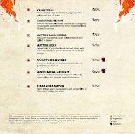 Zafran menu 7