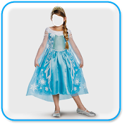 Girl Dress Photo Montage  Icon