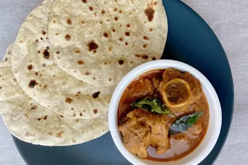 Mutton Masala [3 Pieces] With 3 Chapati